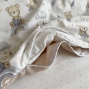 Set lenjerie de schimb pentru patut bebe 3 piese Mix Bear bej (5)